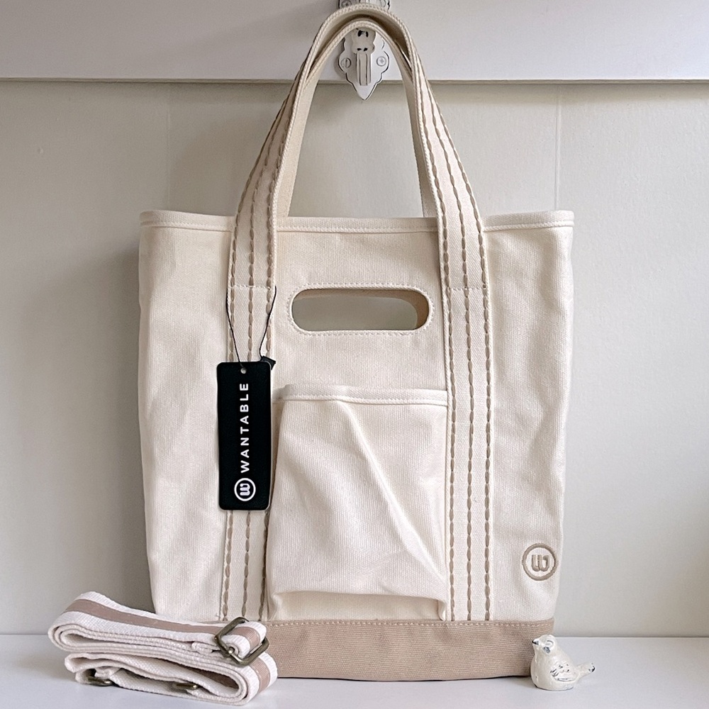Wantable 100% Cotton Canvas Tote New With Tag 🏷️